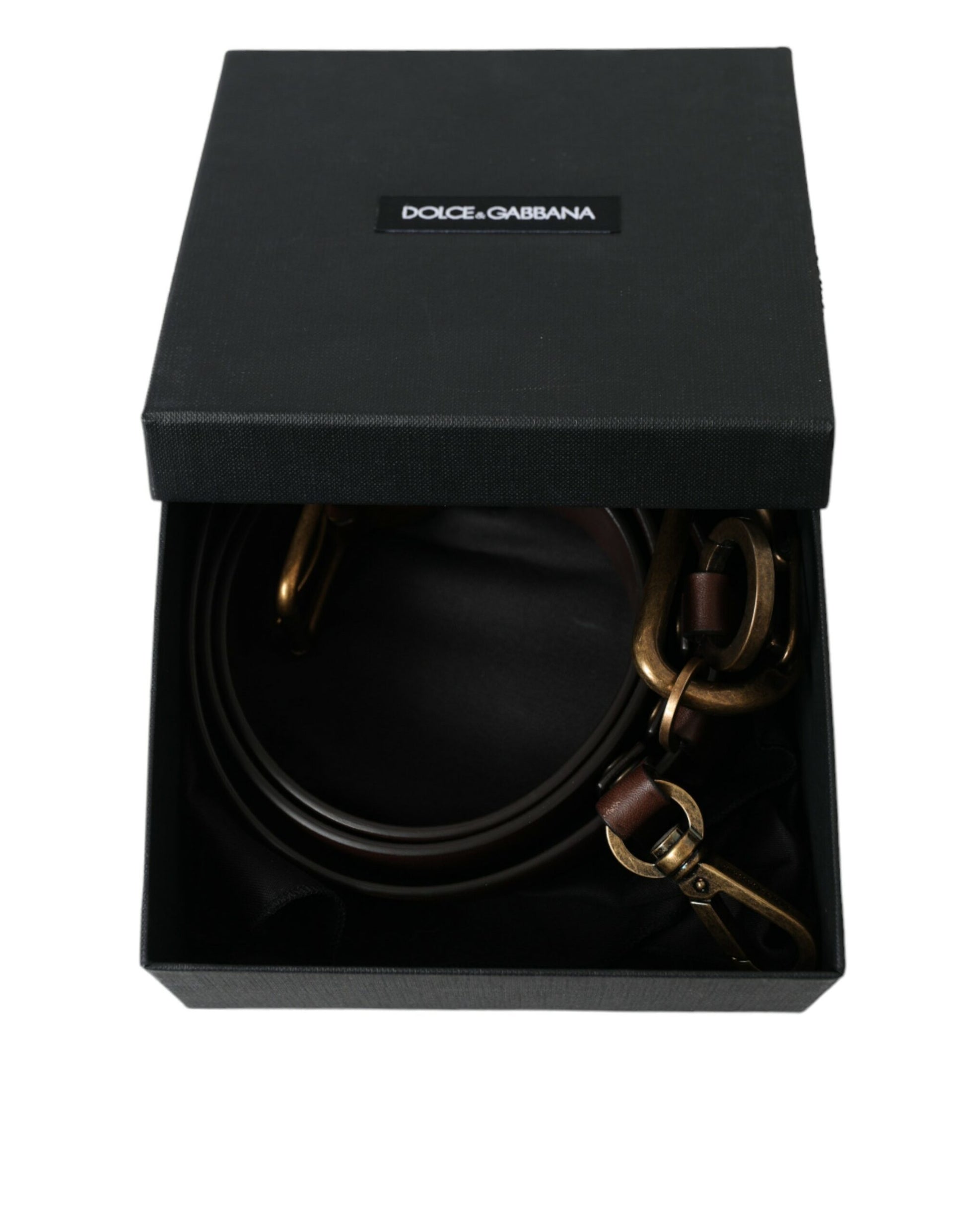 Elegant Brown Calf Leather Belt - Timeless Accessory