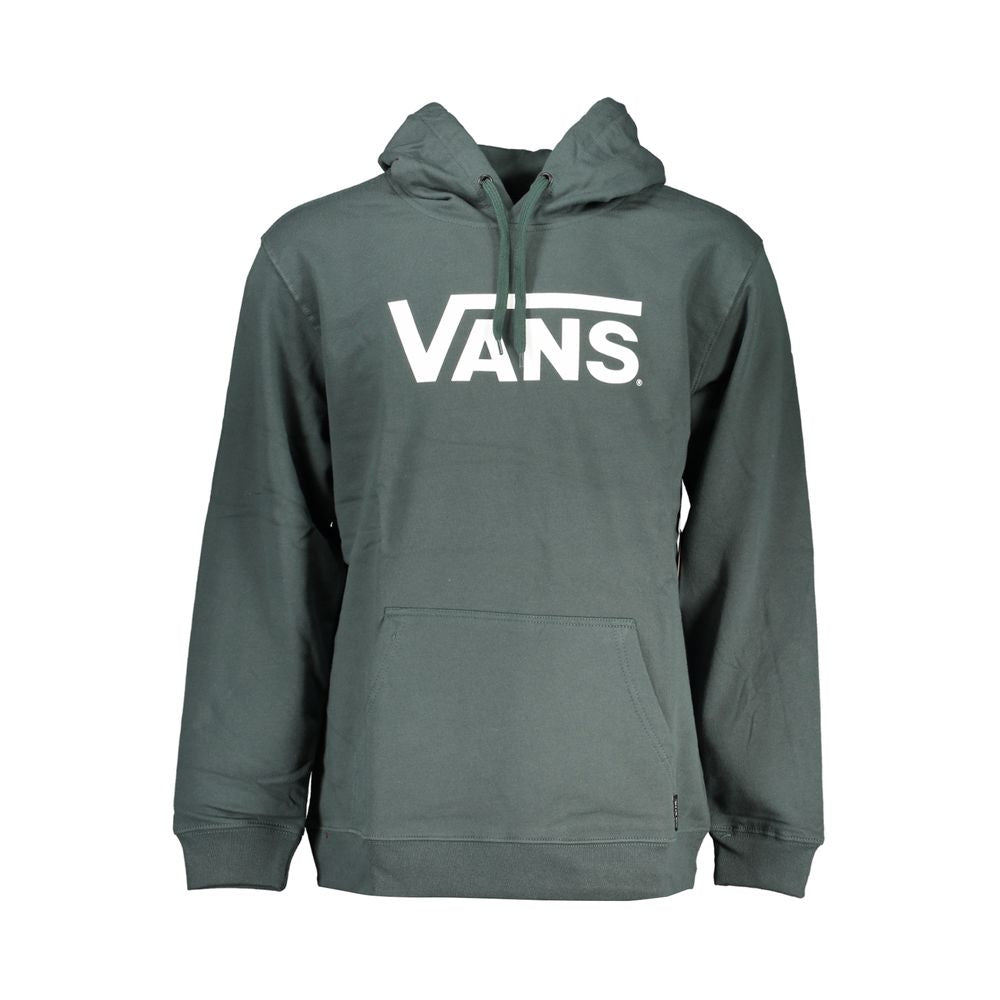 Cozy Green Hooded Fleece Sweatshirt