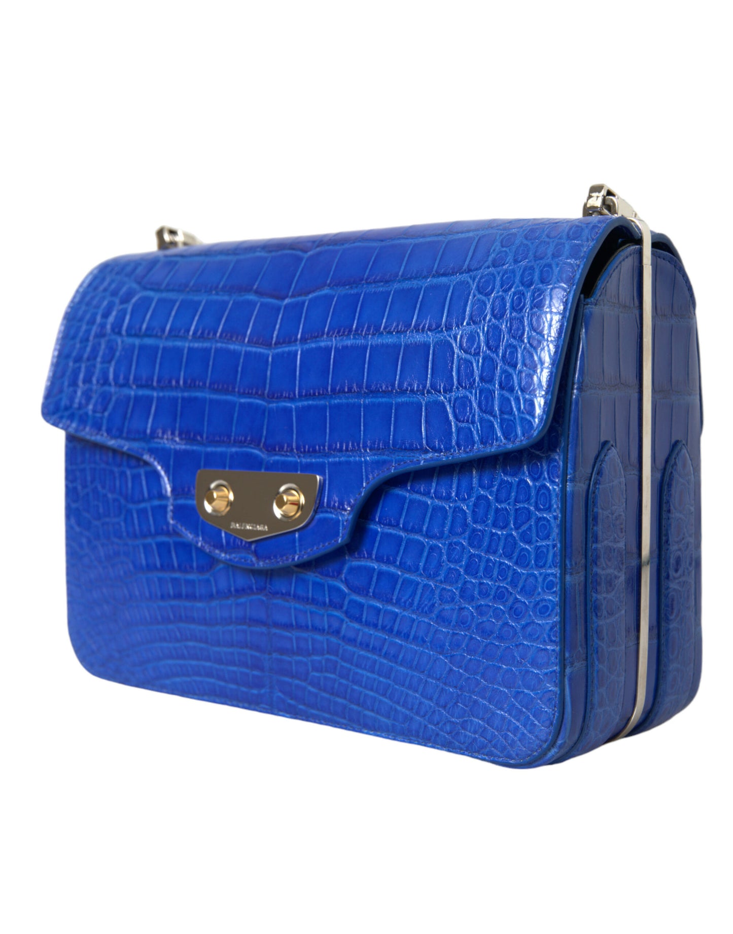 Chic Alligator Skin Chain Shoulder Bag