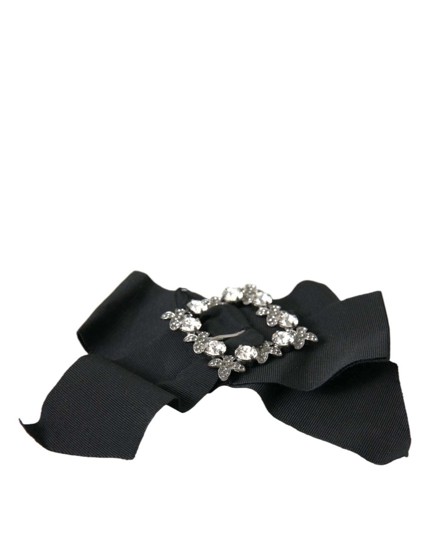 Black Swarovski Crystal Embellished Hair Clip