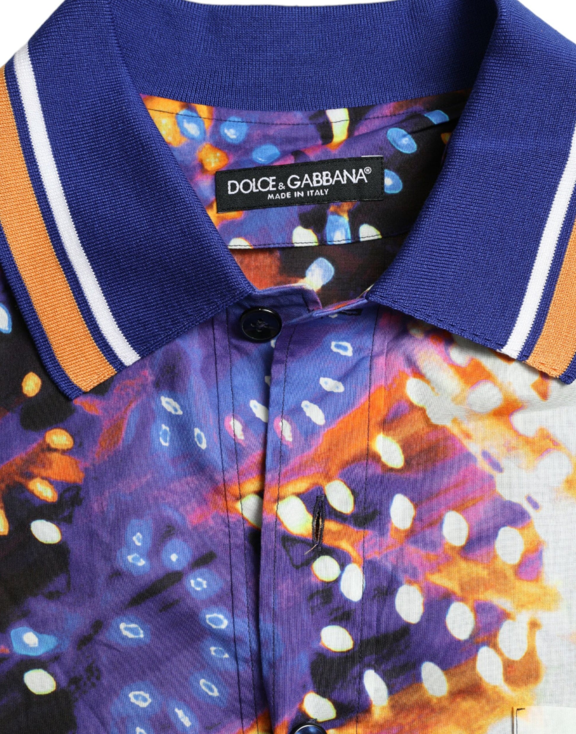 Multicolor Luminarie Print Cotton Casual Shirt