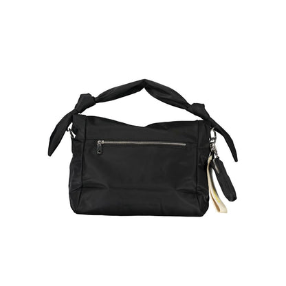 Black Polyester Handbag