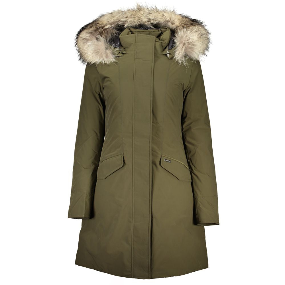 Green Cotton Jackets & Coat