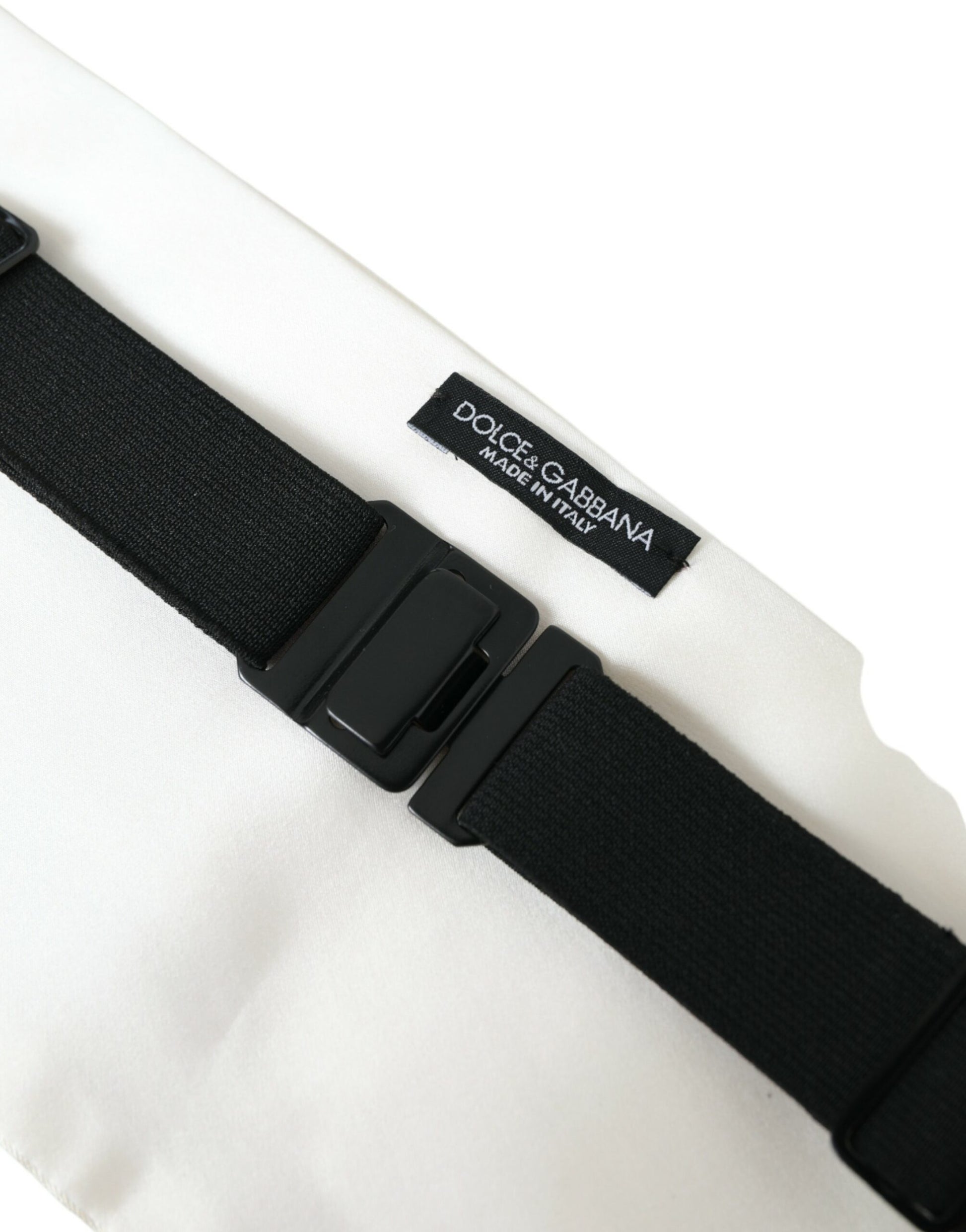 White Men Wide Waist Silk Belt Cummerbund