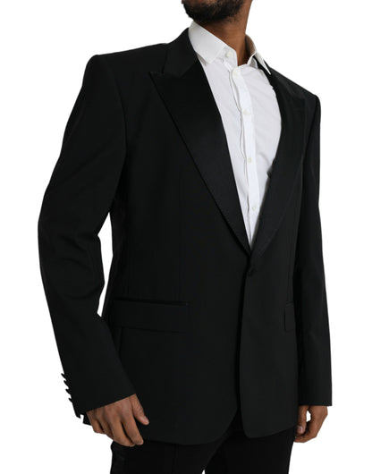 Black SICILIA Single Breasted Coat Blazer