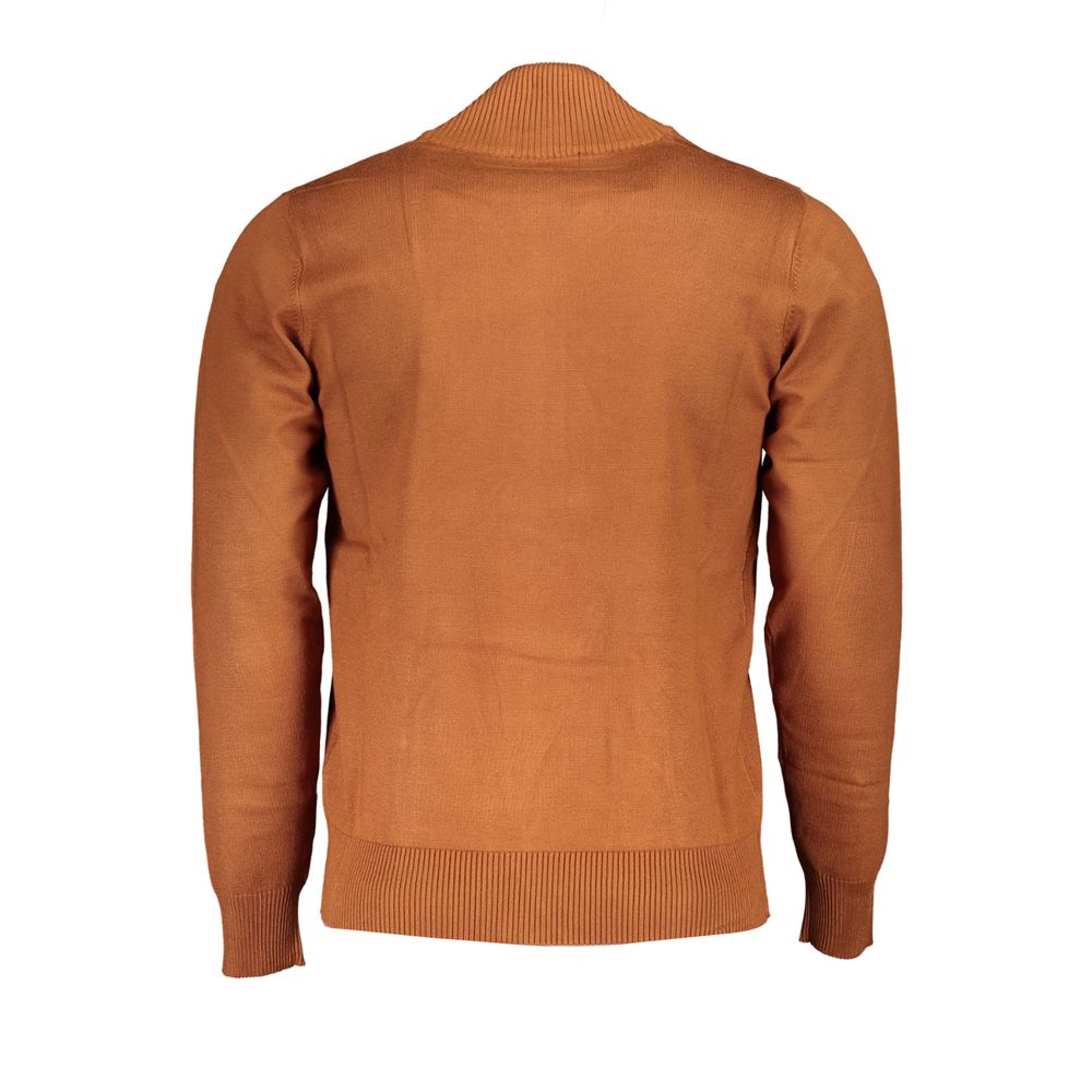 Brown Nylon Sweater