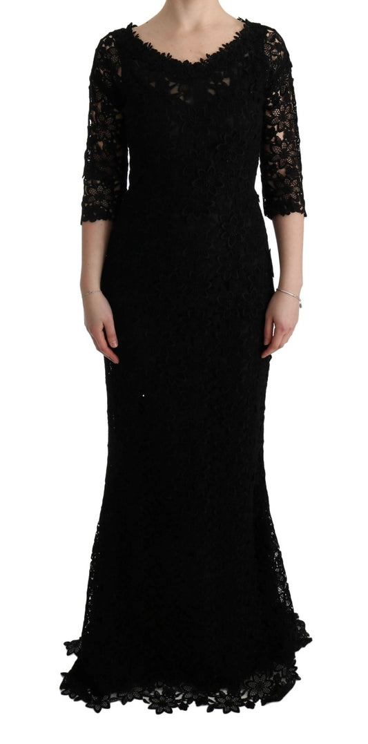 Elegant Black Sheath Dress with Silk Lining