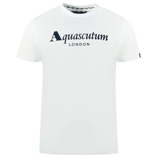 White Cotton Men's T-Shirt