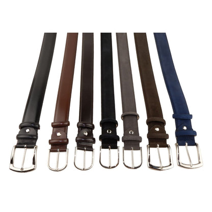 Elegant Italian Leather Belt Ensemble