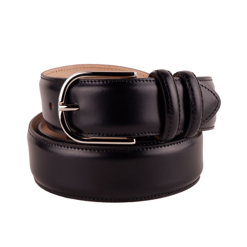 Elegant Italian Leather Belt Ensemble