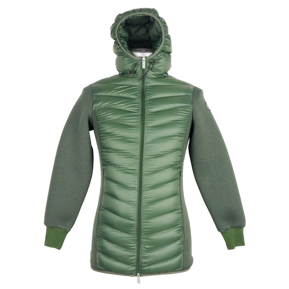 Green Nylon Women Jacket