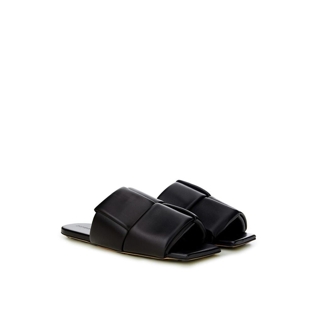 Elegant Black Leather Sandals