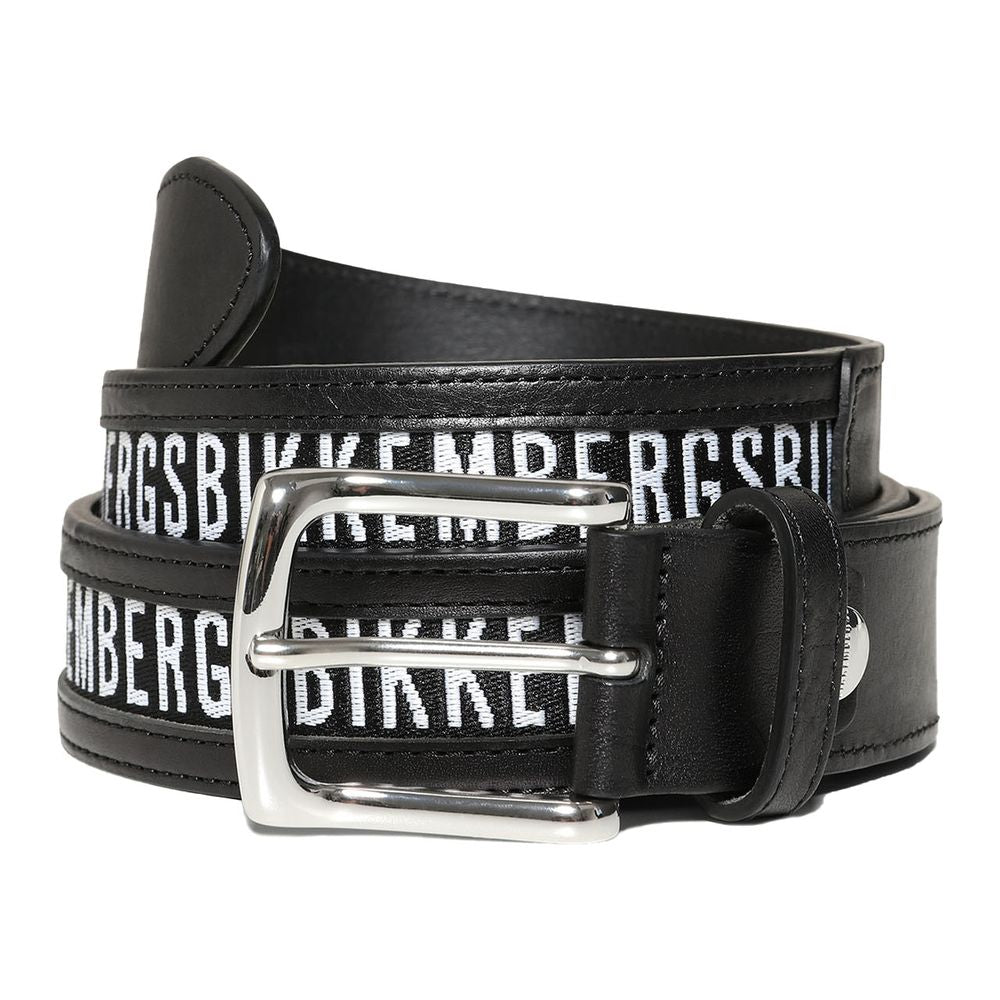 Black Calfskin Men Belt