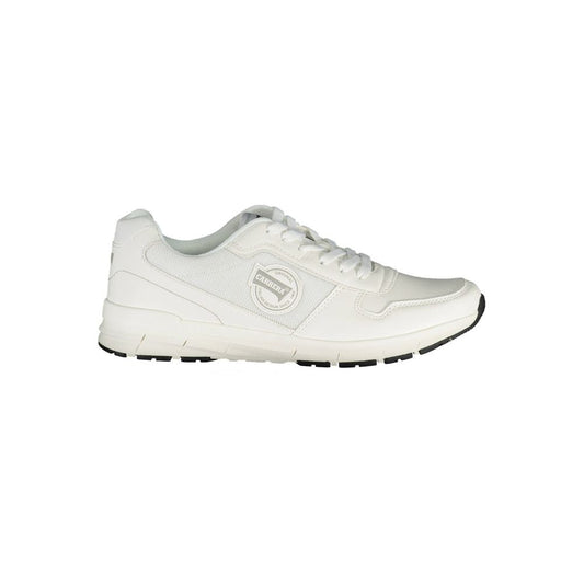 White Polyester Sneaker