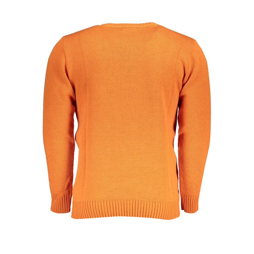 Orange Fabric Sweater