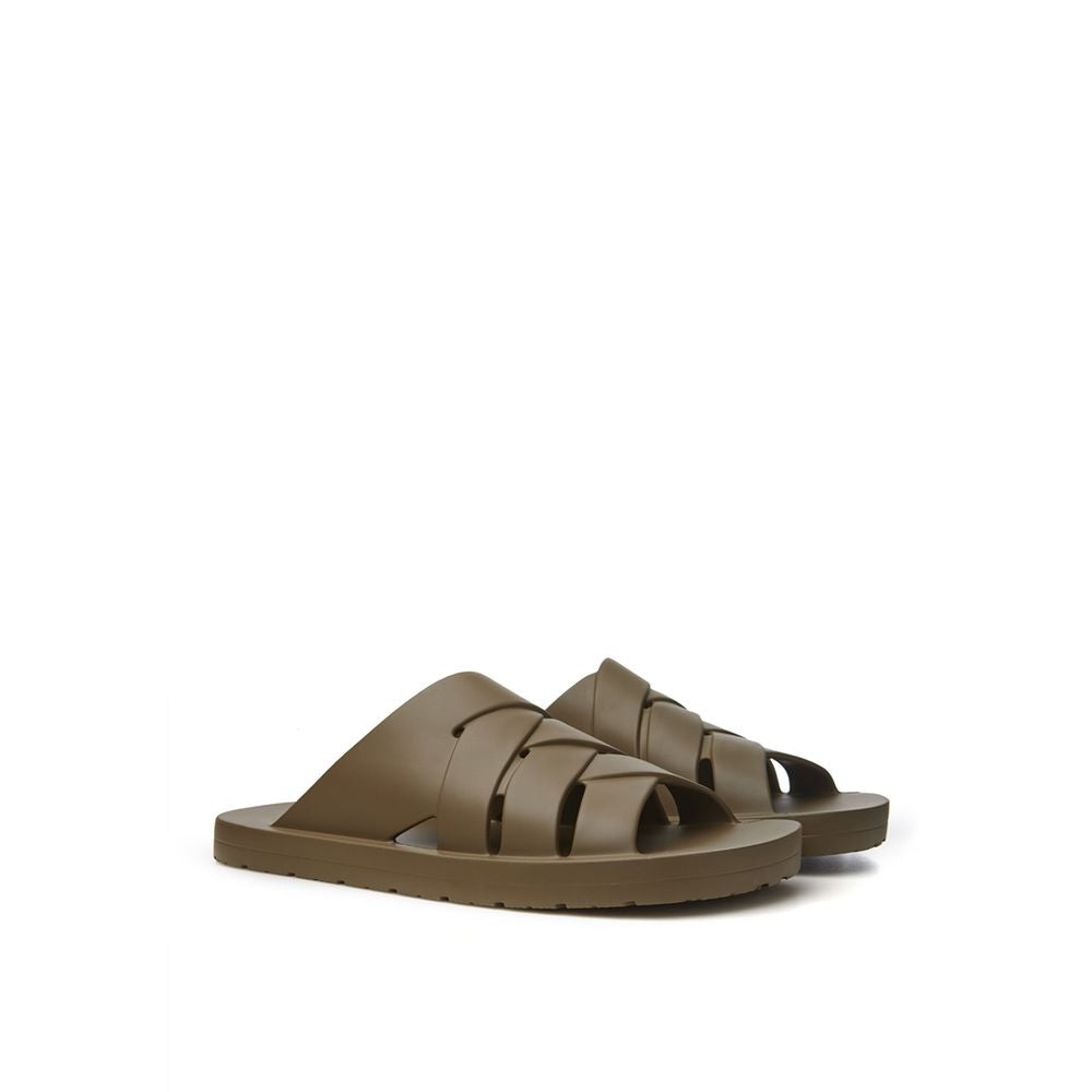 Brown Cotton Sandal