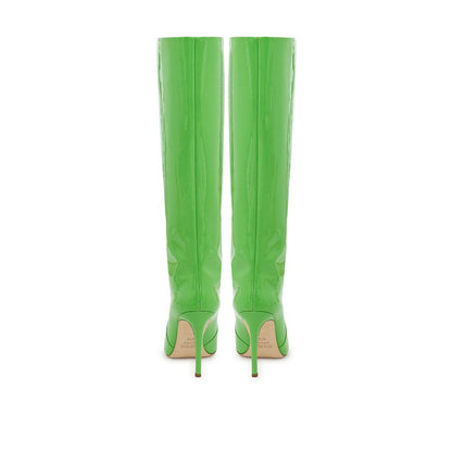 Emerald Elegance Ankle Boots