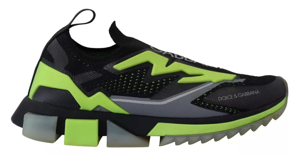 Black Yellow SORRENTO Sport Stretch Sneakers Shoes