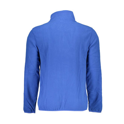 Blue Polyester Men Sweater