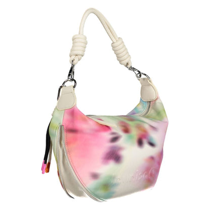 White Polyethylene Women Handbag