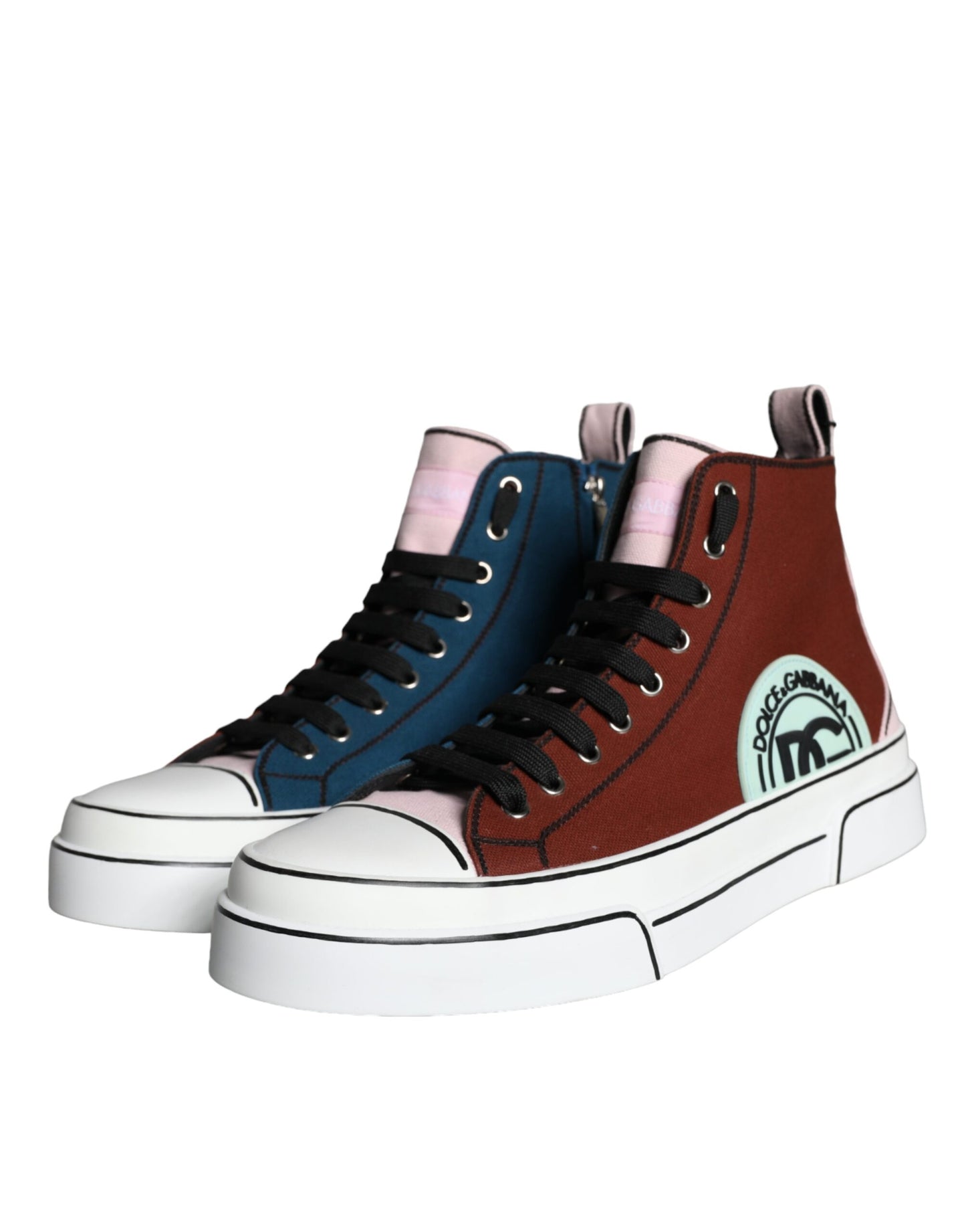 Multicolor Patchwork High Top Sneaker Shoes