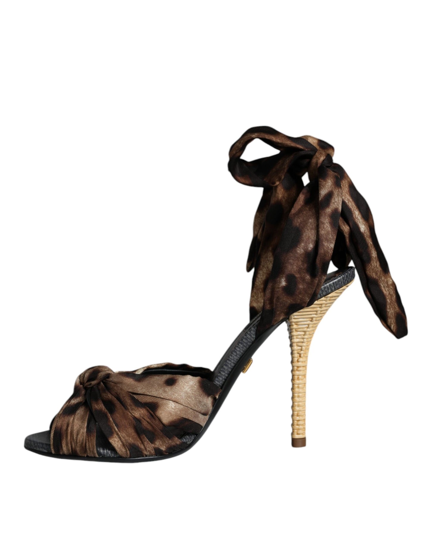 Brown Leopard Keira Heels Sandals Shoes