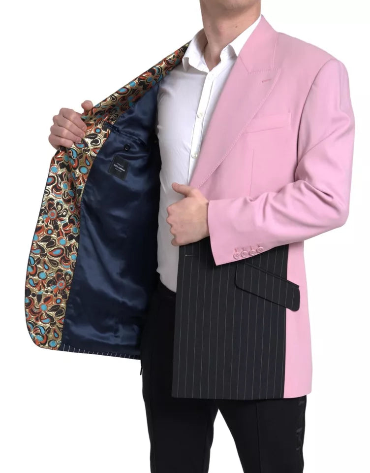 Multicolor Patchwork Single Breasted Blazer