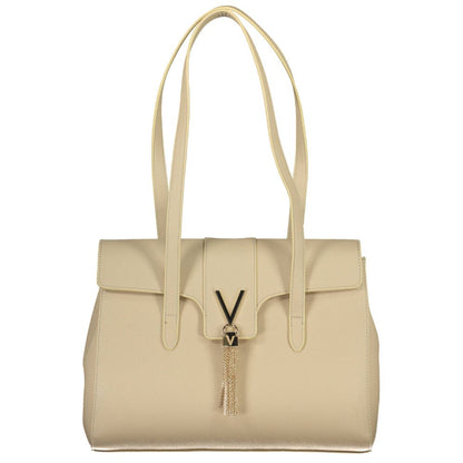 Beige Polyethylene Handbag