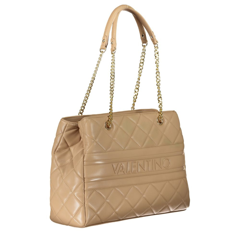 Beige Polyethylene Handbag