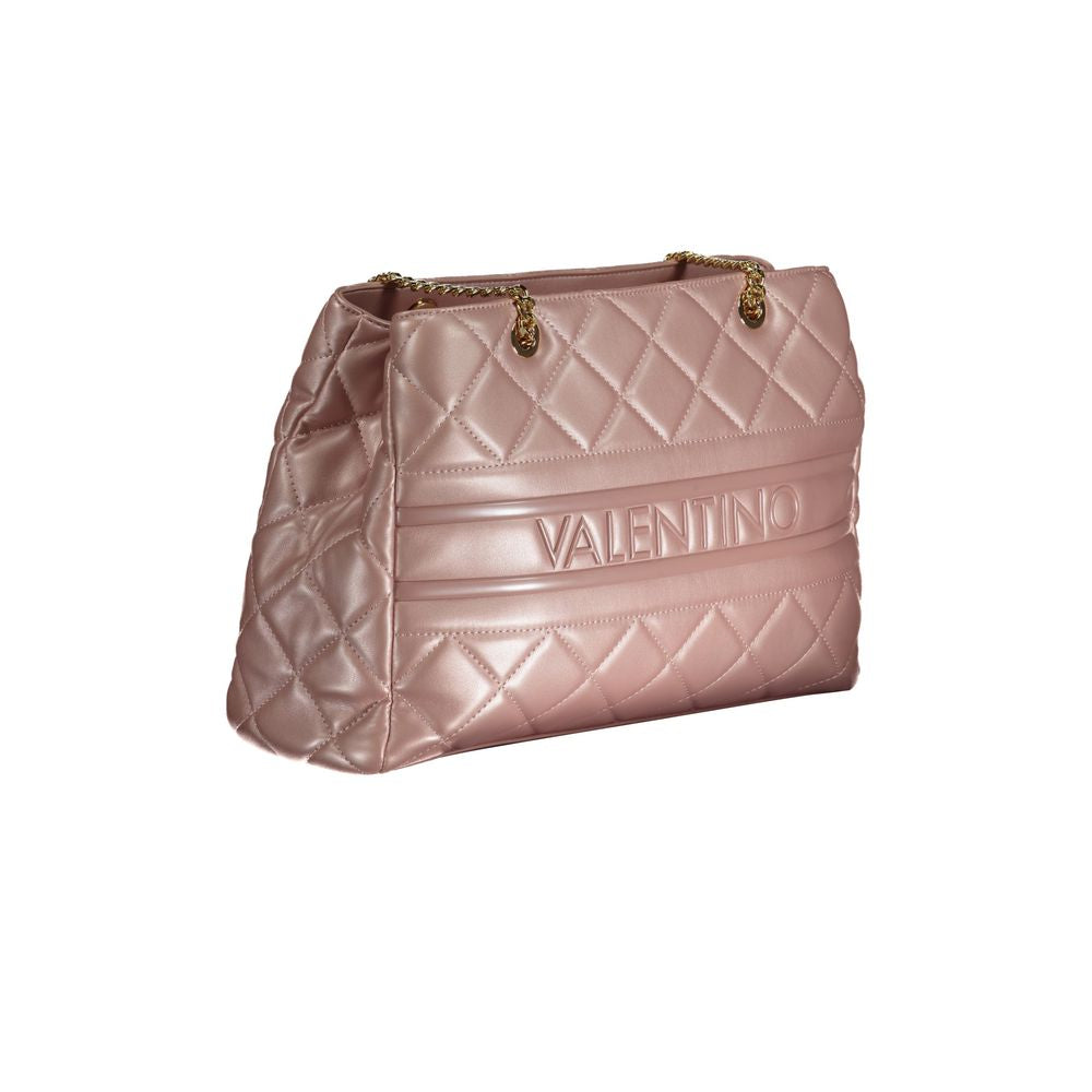 Pink Polyethylene Handbag