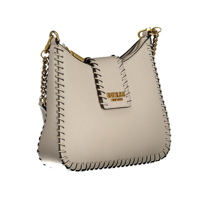 Beige Polyethylene Handbag