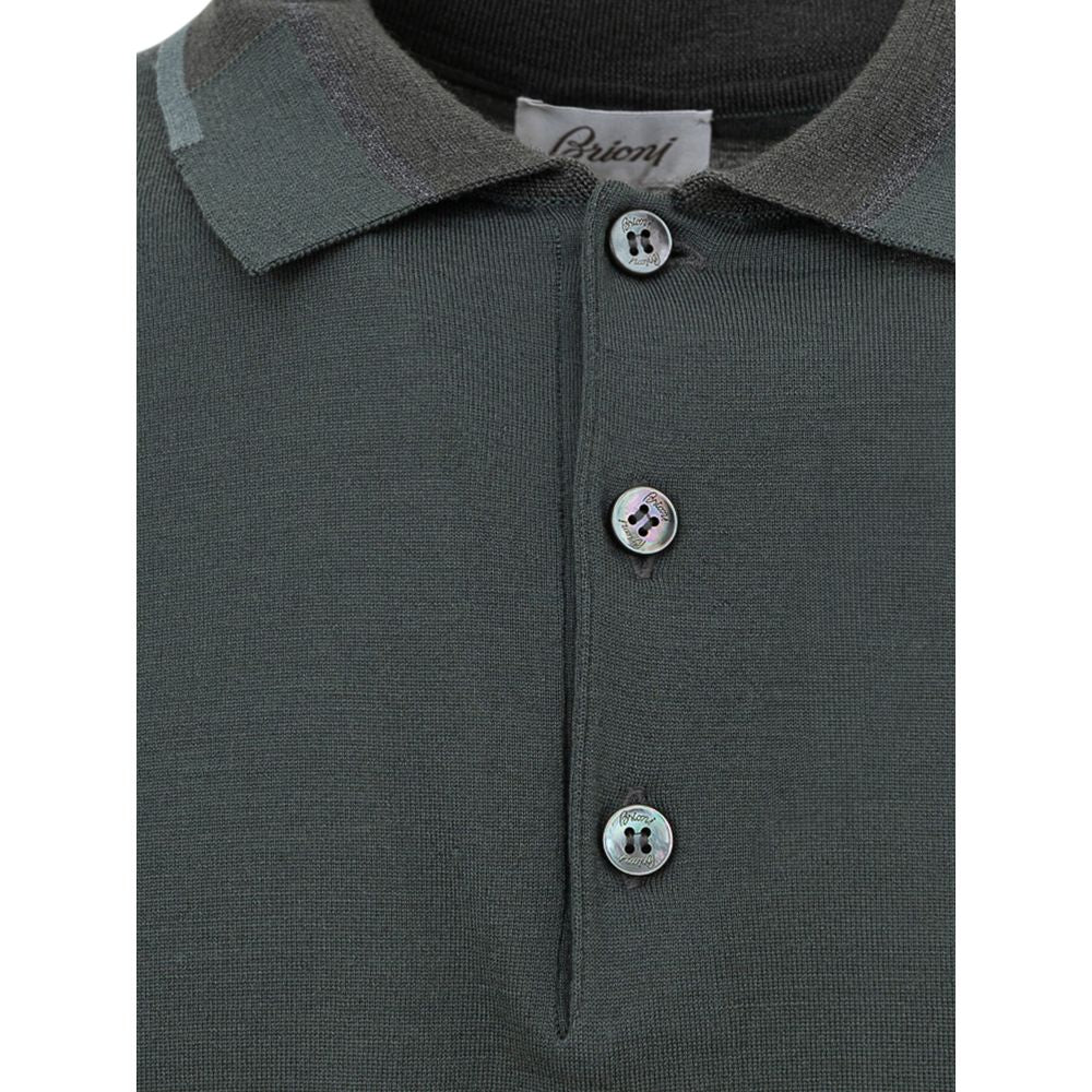 Green Cotton Polo Shirt