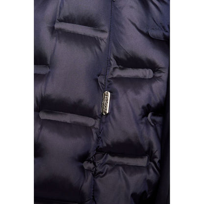 Blue Polyester Women Jacket