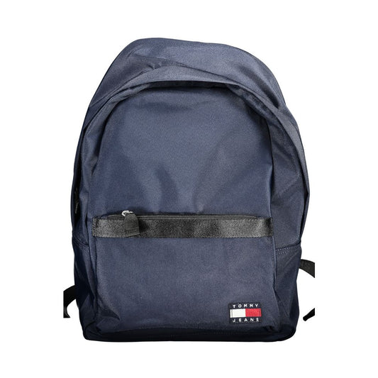 Blue Polyester Backpack