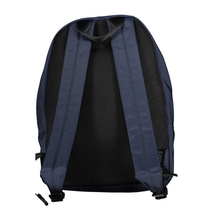 Blue Polyester Backpack