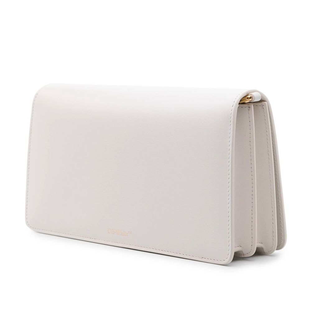 White Leather Crossbody Bag