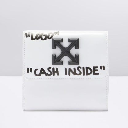 White Leather Wallet