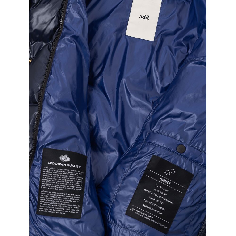 Blue Polyamide Jackets & Coat