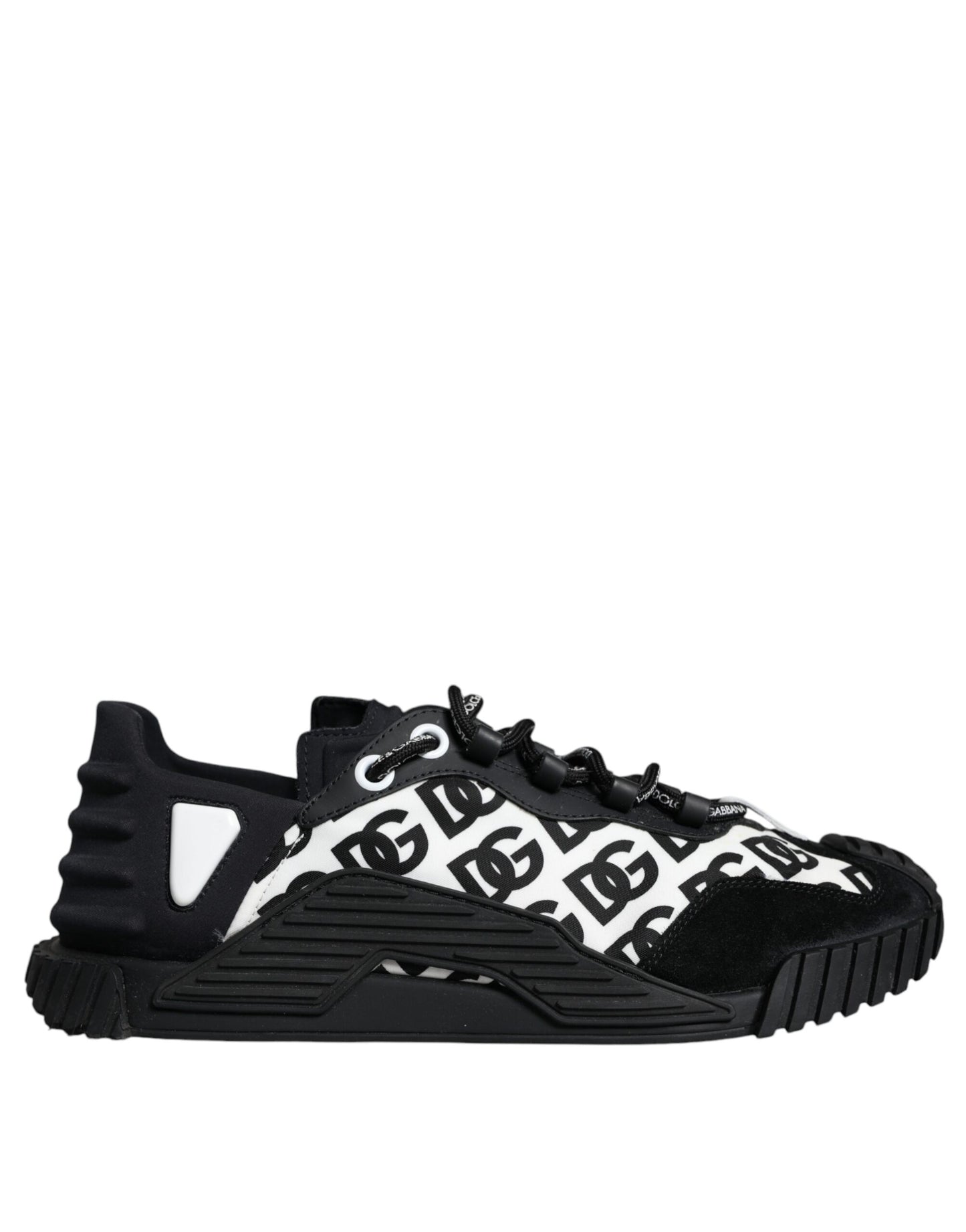 Black Logo Lace Up Low Top NS1 Sneakers Shoes