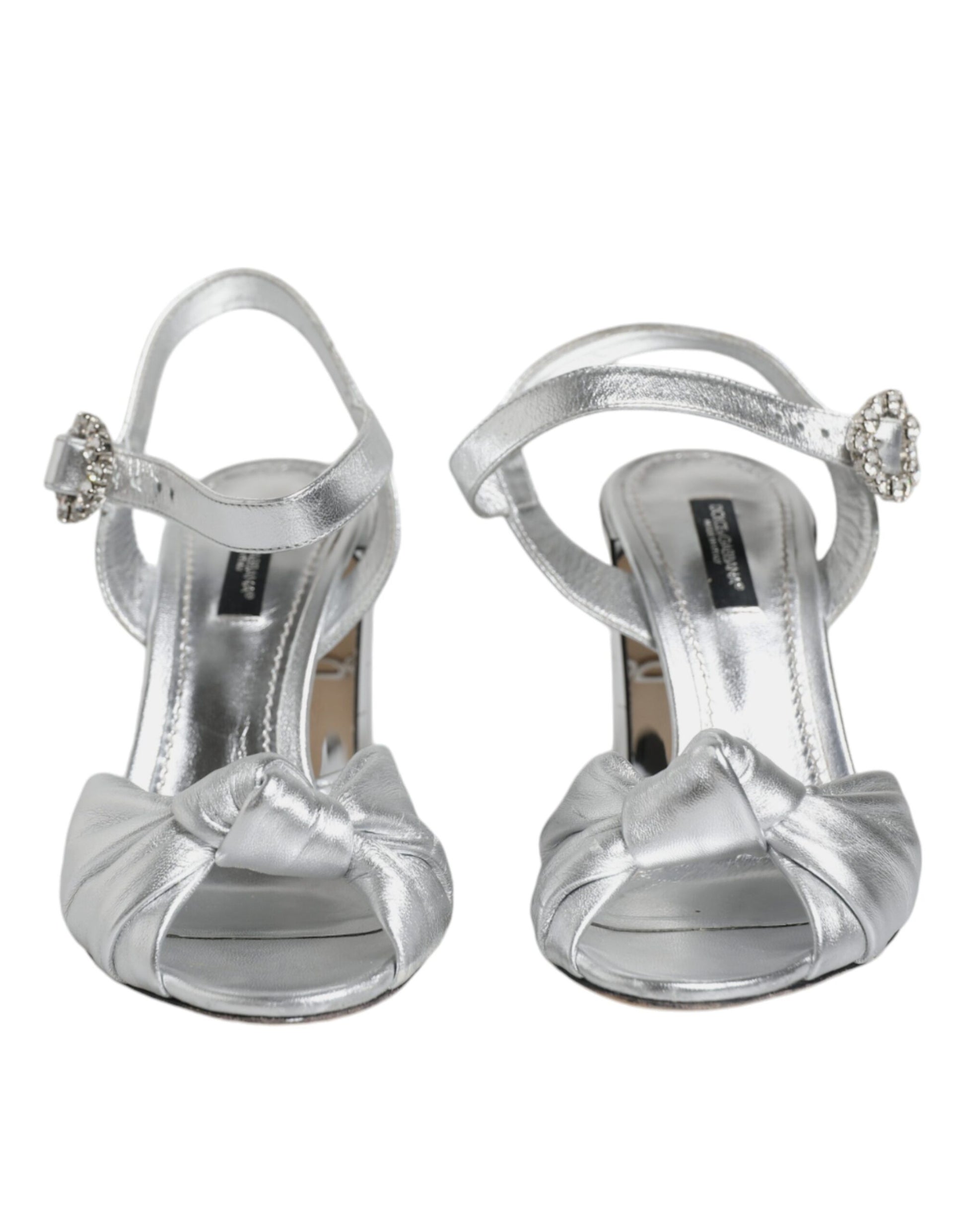 Silver Mirror Heels KEIRA Sandals Shoes