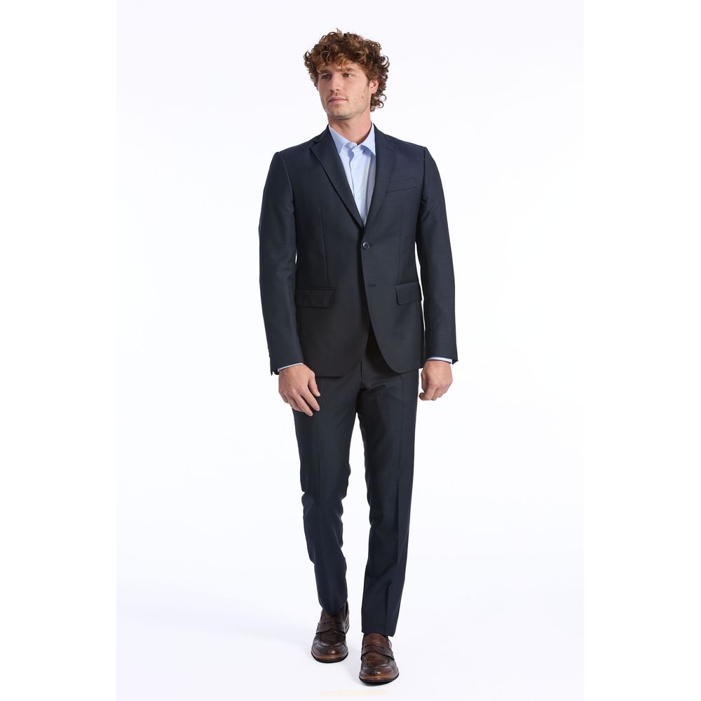 Black Wool Men Suit