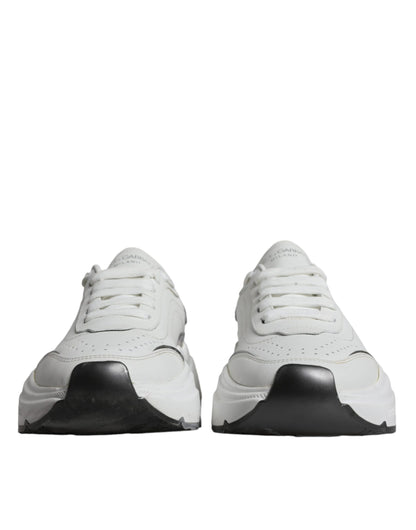 Silver White Daymaster Low Top Sneakers Shoes