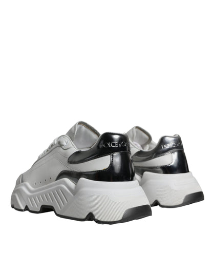 Silver White Daymaster Low Top Sneakers Shoes