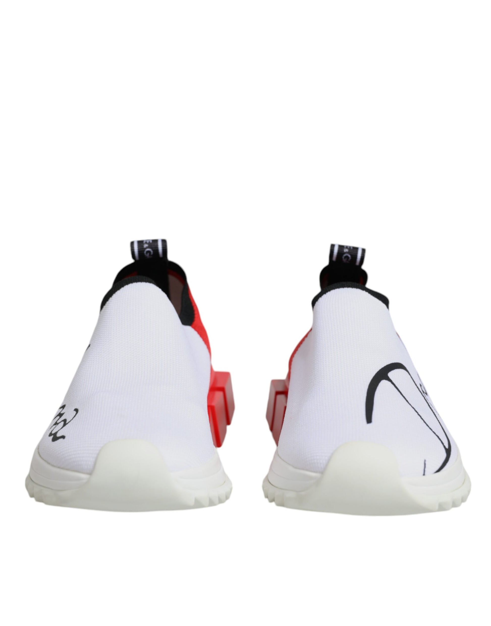 White Red Low Top Sorrento Men Sneakers Shoes