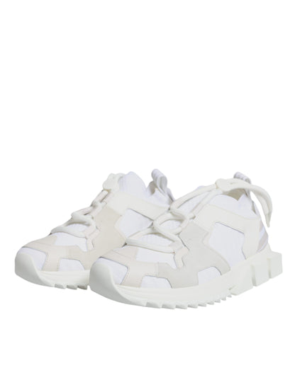 White Mesh Sorrento Trekking Sneakers Shoes