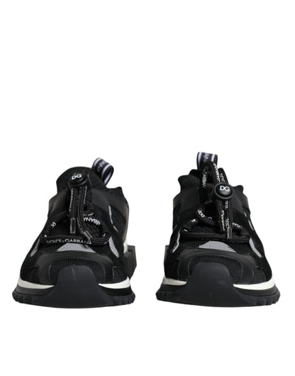 Black Mesh Sorrento Trekking Sneakers Shoes