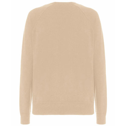 Beige Wool Men's Sweater