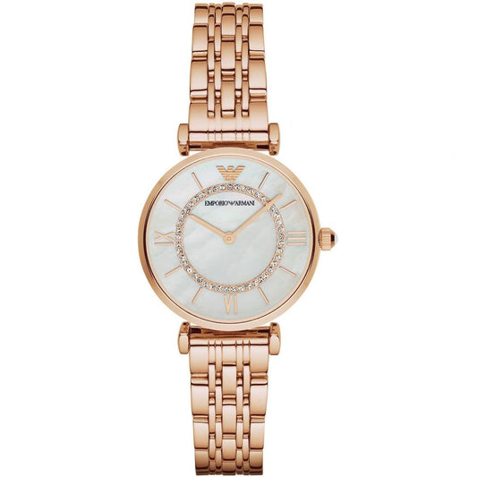 Rose Gold Steel Watch