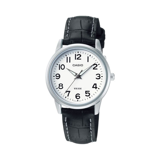 Black Leather Watch