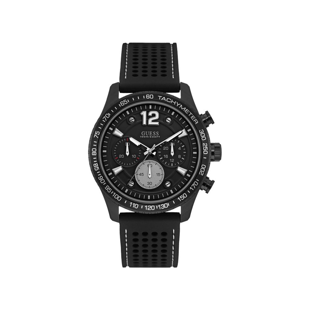 Black Silicone Watch